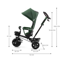 Thumbnail for Tricicleta Copii Kinderkraft Aveo, Mystic Green, +1 an
