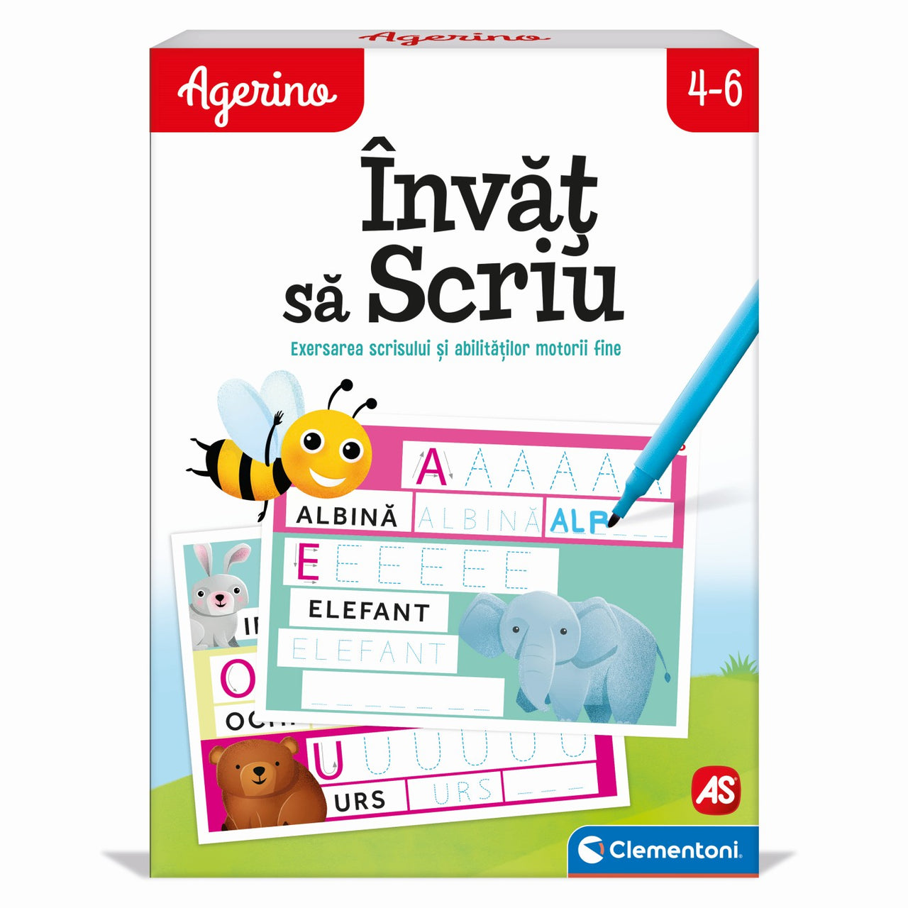 Joc educativ Agerino Clementoni, Invat sa scriu, +4 ani