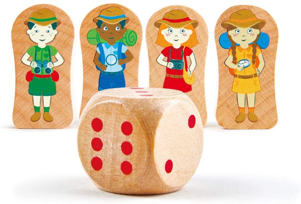 Joc și Puzzle 2-In-1 Turul Lumii cu 105 piese, Hape, +5 ani