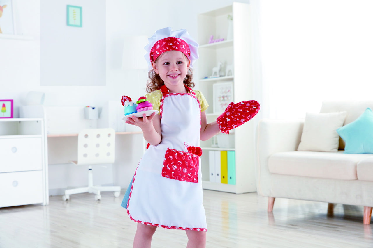 Set joc de rol micul bucătar, 5 piese, Hape, +3 ani