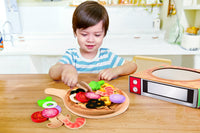 Thumbnail for Set joc de rol din lemn pizza perfectă, Hape, +3 ani