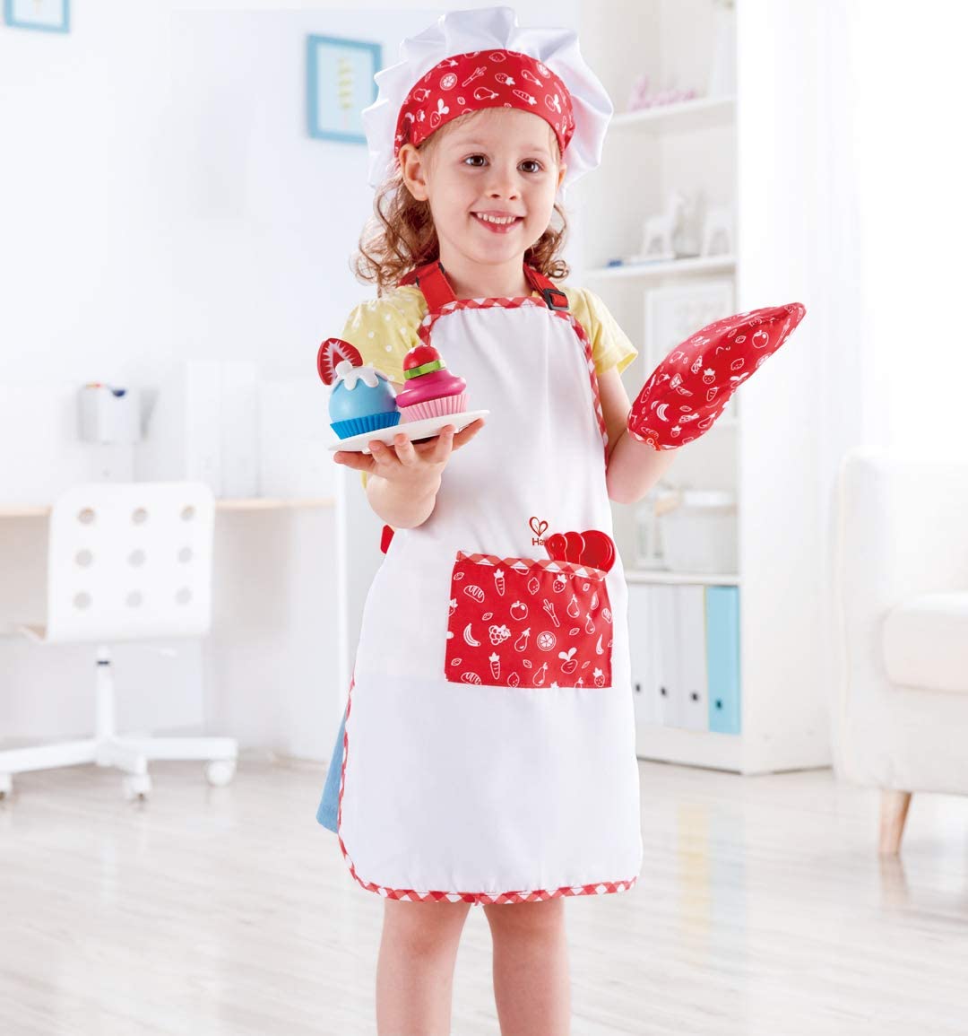 Set joc de rol micul bucătar, 5 piese, Hape, +3 ani