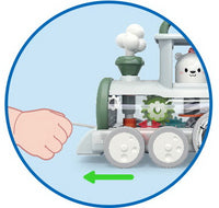 Thumbnail for Jucarie locomotiva cu aburi, Hola Toys, Alb, +6 luni