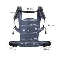 Thumbnail for Marsupiu Ergonomic Kinderkraft Nino, Pana La 20 Kg, Confetti Denim