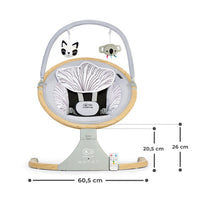 Thumbnail for Leagan Electric Multifunctional 2 In 1 Kinderkraft Lumi, Grey, 0-1 an