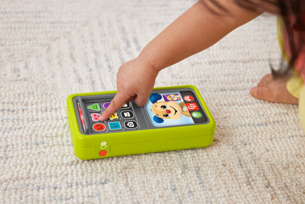 Jucărie telefon inteligent 2 în 1  în limba română, Fisher Price, +1 an