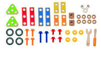 Thumbnail for Set construcție din lemn, 42 de piese, Hape, +3 ani