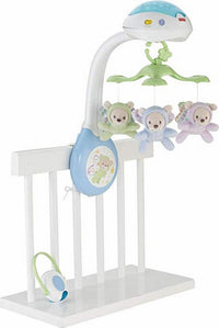 Thumbnail for Carusel muzical cu proiecție pentru patul bebelușilor, Fisher Price, 0-1 an