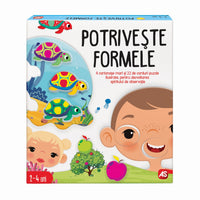 Thumbnail for Joc educativ de potrivit formele destinat copiilor intre 2 si 4 ani pentru a le dezvolta spiritul de observatie.